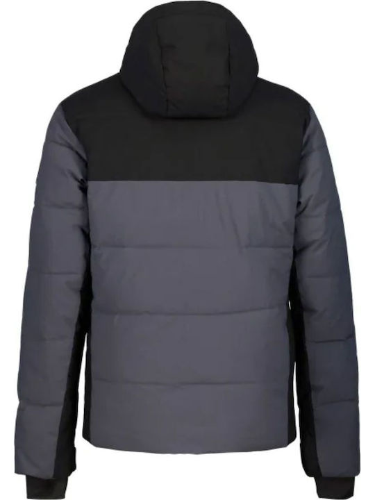 Icepeak 856115536-292 Ανδρικό Μπουφάν για Σκι & Snowboard Γκρι