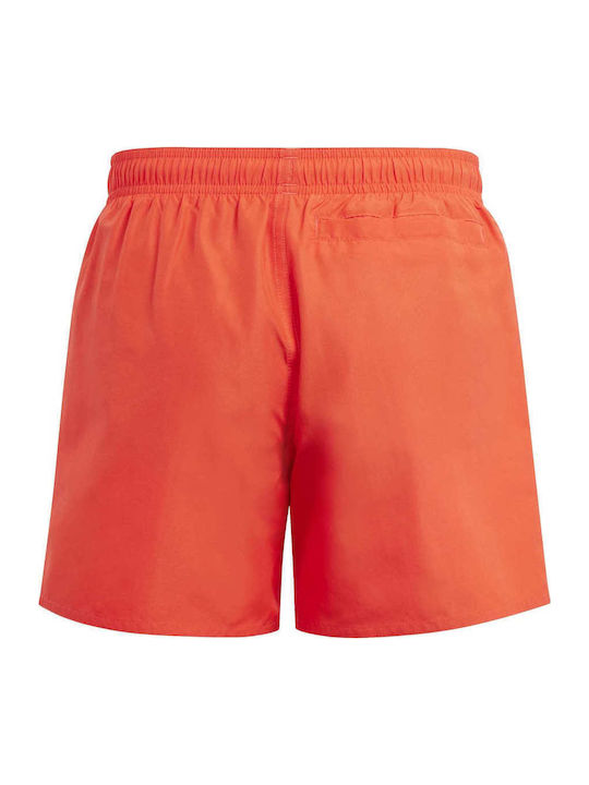 adidas Classic Badge Sport Kids Swimwear Swim Shorts Red