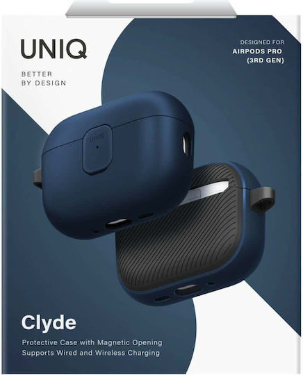 Uniq Clyde Θήκη Σιλικόνης / Πλαστική σε Μπλε χρώμα για Apple AirPods Pro 3