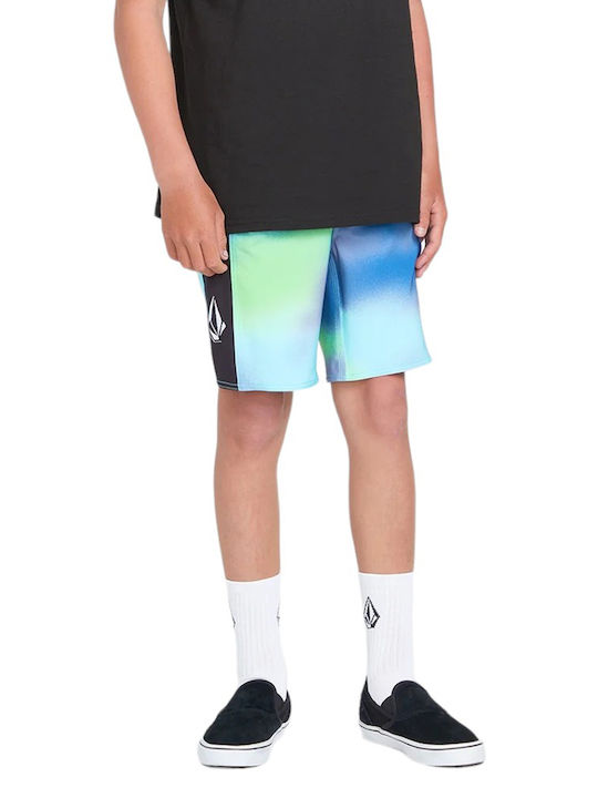 Volcom Lido Iconic Mod Kids Swimwear Swim Shorts Elg Multi