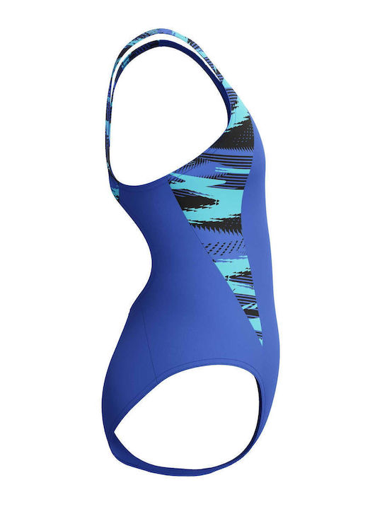 Speedo Hyperboom Splice Muscleback Детски Бански Една част Син