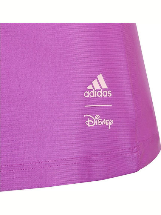 adidas Disney Παιδικό Μαγιό Μπλούζα με Μακρύ Μανίκι Μωβ
