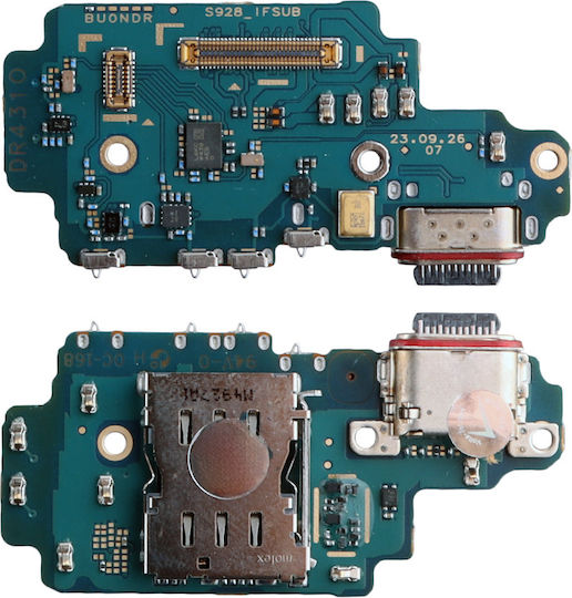 Samsung S25 Ultra 5g S938 Tip C Placă De Circuit Conector Încărcare+Jack Audio+Cititor SIM-Microfon 3p