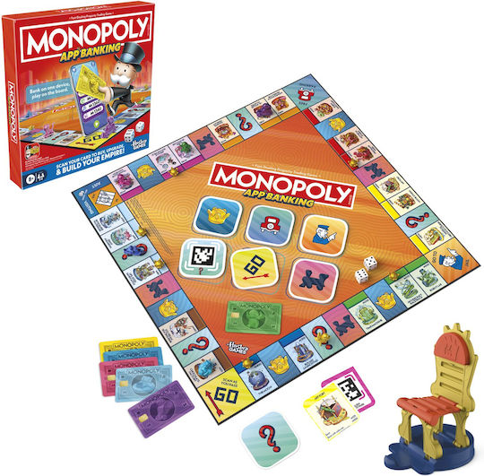 Joc de Societate Monopoly App Banking Game pentru 2-6 Jucători 8+ Ani (EN) Hasbro