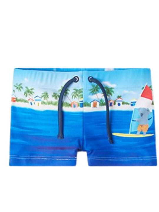Mayoral Kids Swimwear Swim Shorts Blue