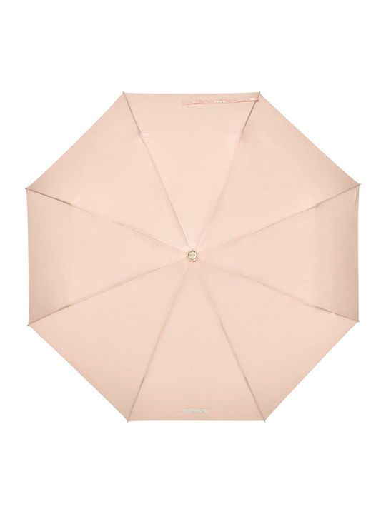 Boss Automatic Compact Beige Rain Umbrella