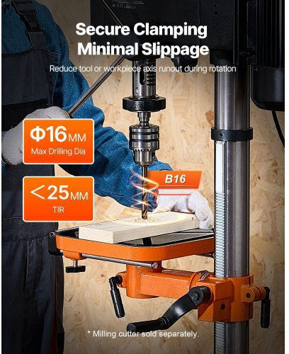 Vevor Benchtop Drill Press TSZC33ABS127XMI9Y001V2 with Power 750 Watt