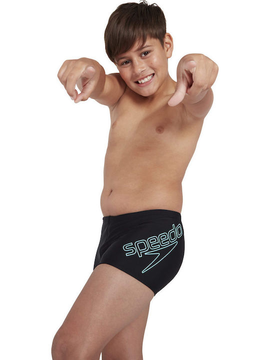 Speedo Boom Logo Παιδικό Μαγιό Βερμούδα / Σορτς Μαύρο