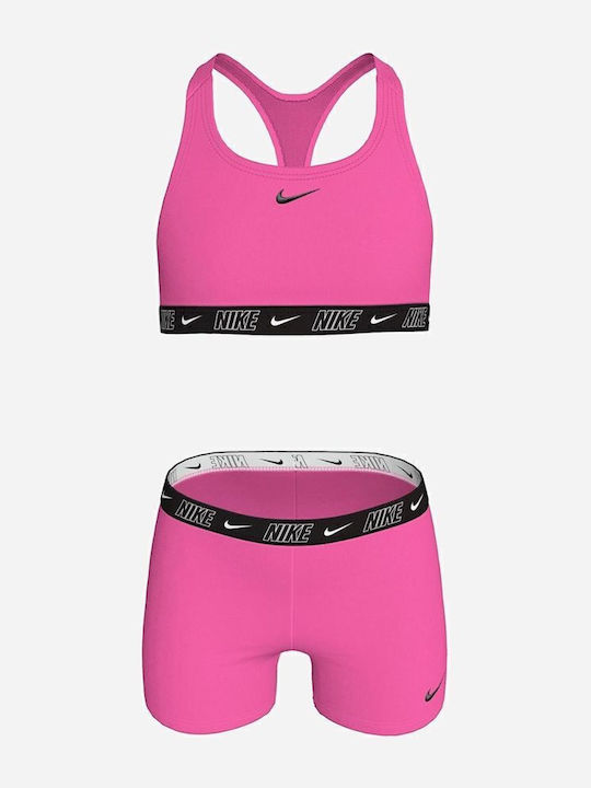 Nike RACERBACK Παιδικό Μαγιό Μπικίνι Φούξια