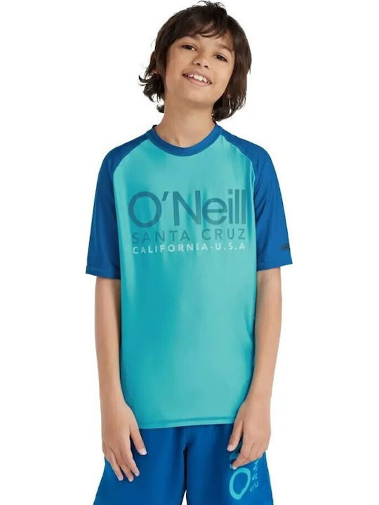 O'neill Essentials Cali Short Sleeve Skin Kids' Shirt - Blue