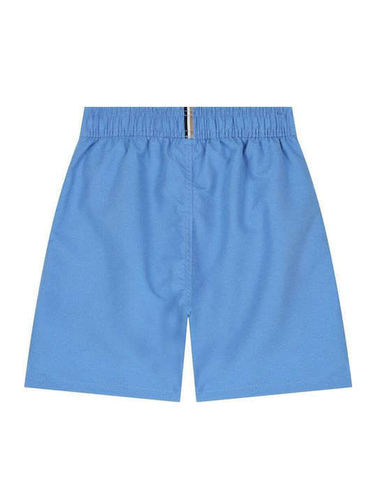 Boss Kinder Badeanzug Badeshorts Navy, Light Blue