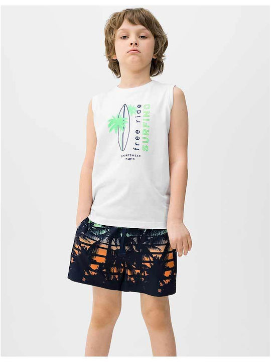 4F Kinder Badeanzug Badeshorts Mehrfarbig