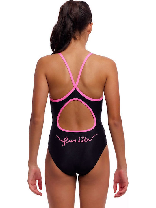 Funkita Детски Бански Една част Черен