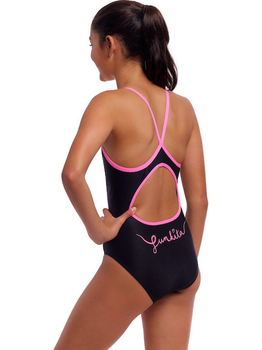 Funkita Детски Бански Една част Черен