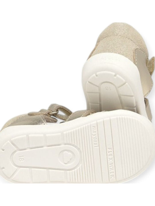Kinder Sandalen First Steps Gold