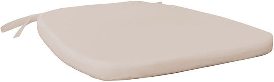 Woodwell Waterproof Garden Chair Cushion Destiny Beige 42x43cm