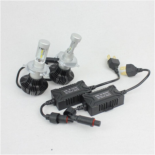 Heleco Lamps Car H4 Canbus LED 6500K Cold White 12-24V 44W 2pcs