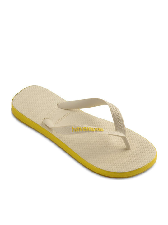 Damen-Flip-Flops Beiges Stil