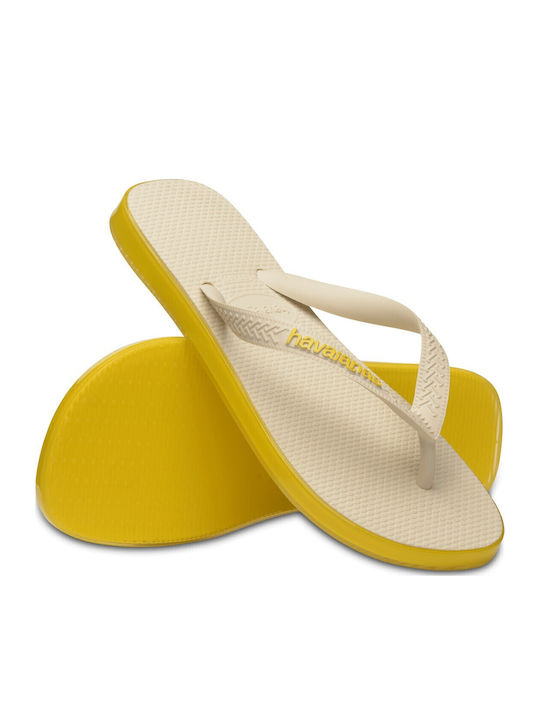 Damen-Flip-Flops Beiges Stil
