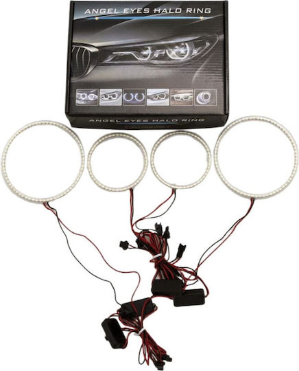Car Headlight Angel Eye Ring 12V Volkswagen Golf White Color