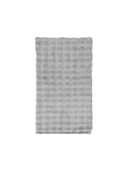 Beauty Home Bubble Art 9664 Modern Bedroom Rugs Set Gray 3pcs