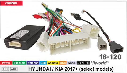 CARAV Industries Inc. Φίσα ISO Αυτοκινήτου Hyundai