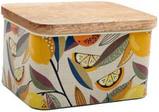 Caseta Depozitare "Citrus Zest" Cu Capac Din Lemn 14x8,5cm Caseta Depozitare "Citrus Zest" Cu Capac Din Lemn 14x8,5cm