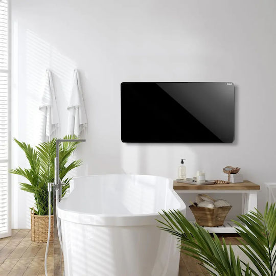 Domo Convector Electric De Pardoseală 2000W Cu Termostat Electronic Și WiFi 82x45.8cm Negru