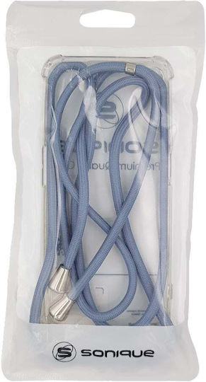 Sonique Silikonhülle Kordel Armor Klar Realme C75 4g Blau Grau