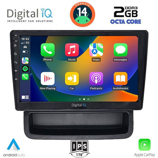 Digital IQ Ηχοσύστημα Αυτοκινήτου για Opel Vivaro Renault Trafic Nissan Primastar 2004-2015 (Bluetooth/USB/WiFi/GPS/Apple-Carplay/Android-Auto) με Οθόνη Αφής 10"