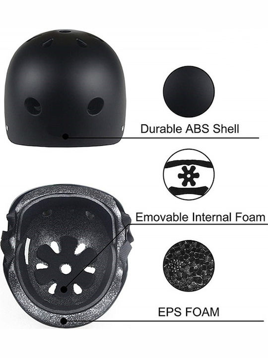 Ewheels Fahrradhelm Schwarz