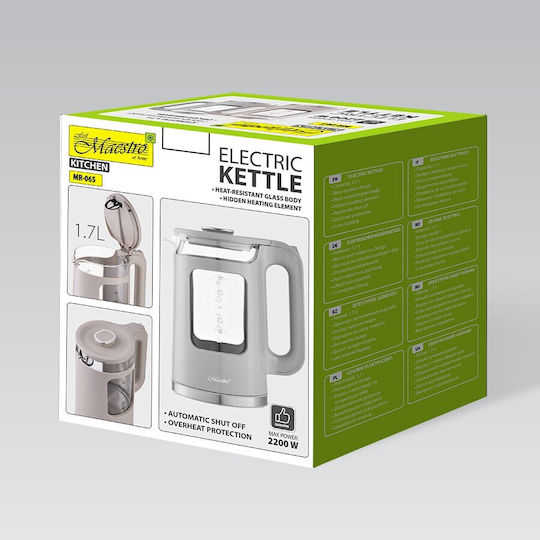 Maestro Kettle 1.7lt 2200W Beige