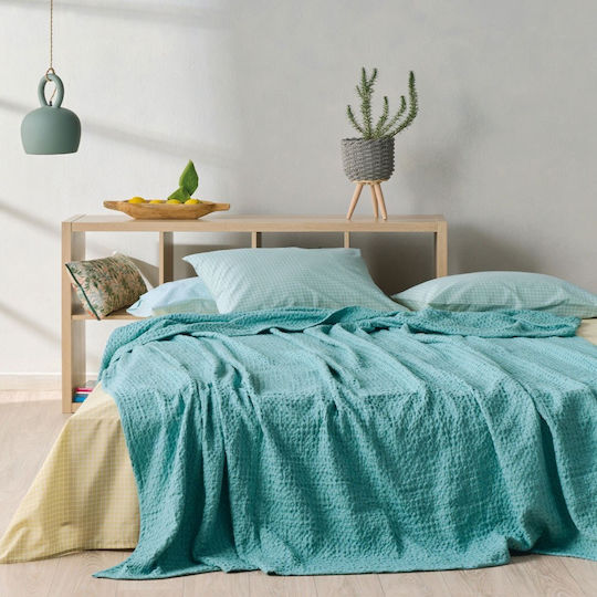 Kentia Illusion Blanket Pique King Size 260x250cm Waffle