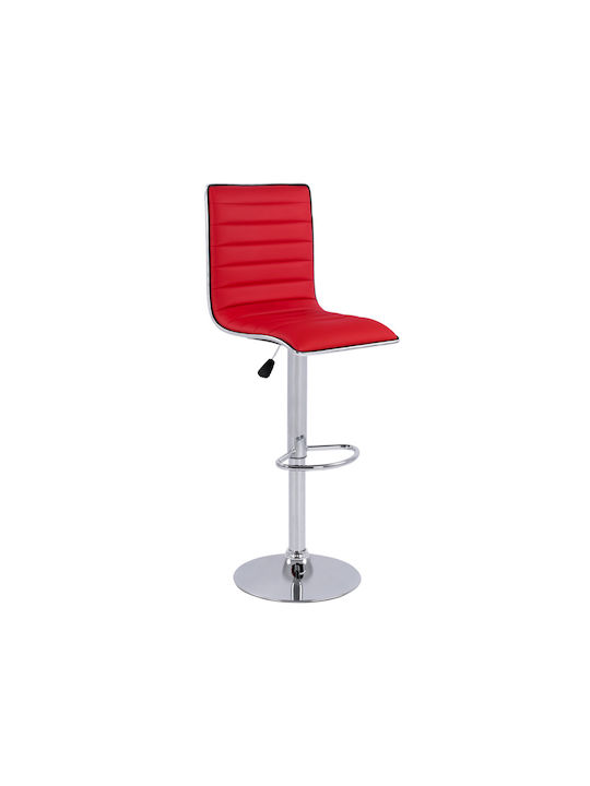 Stool Bar Nexus with Adjustable Height Red 2pcs 40x47.5x115cm