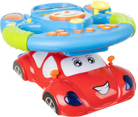 Iso Trade Steering Wheel with Music and Sounds for 3++ Months