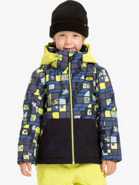 Little Mission Waterproof Kids Casual Coat with Lining and Hood Yellow