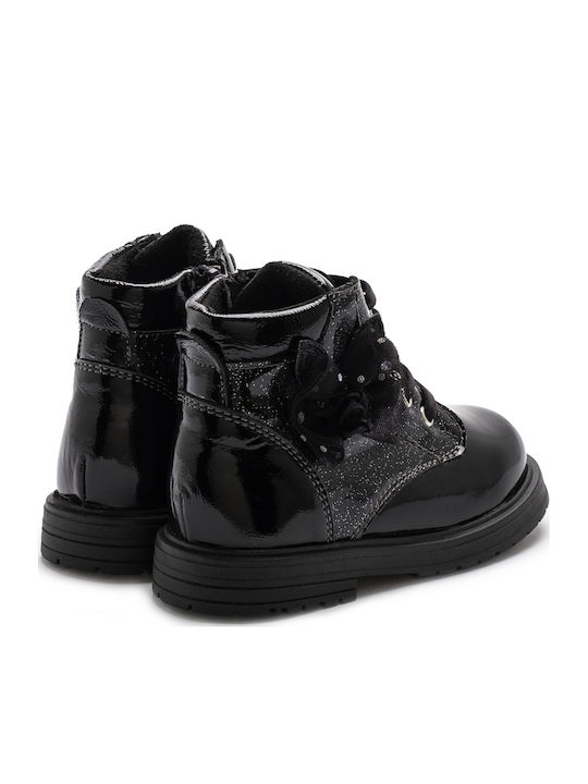 Kids Boots from Patent Leather Black