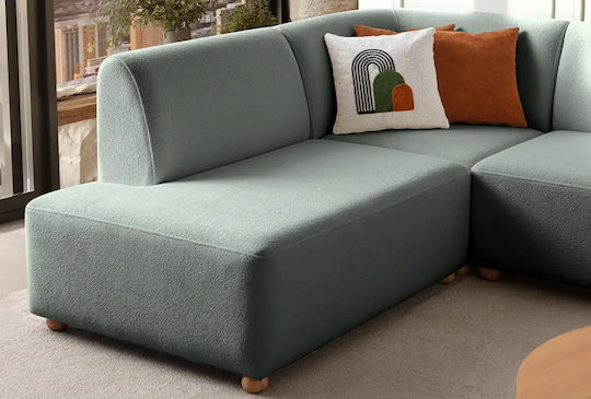 S-loft Corner Couch with Left Corner Sea Green 206x290x85 cm