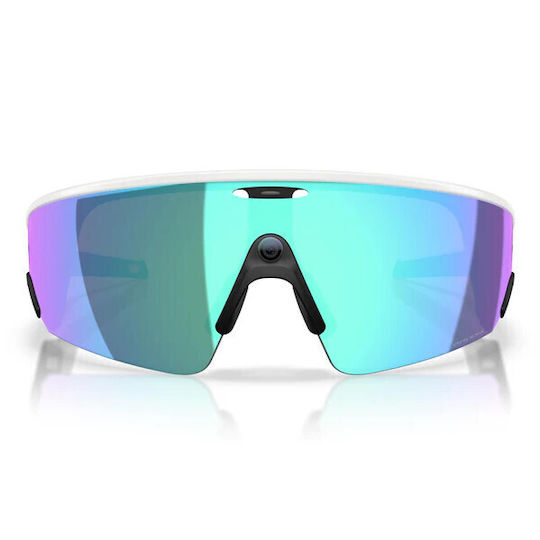 Oakley Meta Vanguard Prizm Sapphire Смарт очила в Бял цвят