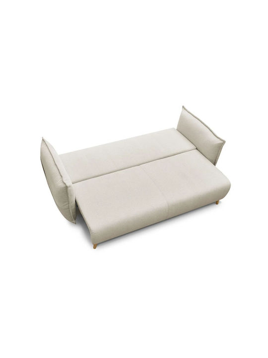 Puffy Dreisitzer Sofa mit Bett Ecru 235x98x95cm