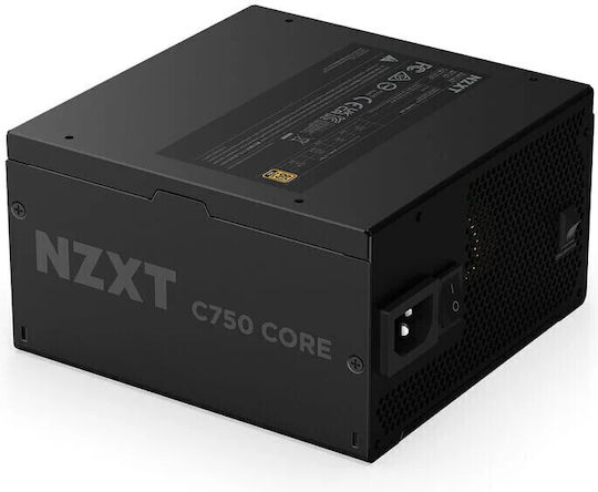 NZXT C750 Gold 750W Black Computer Power Supply Full Modular