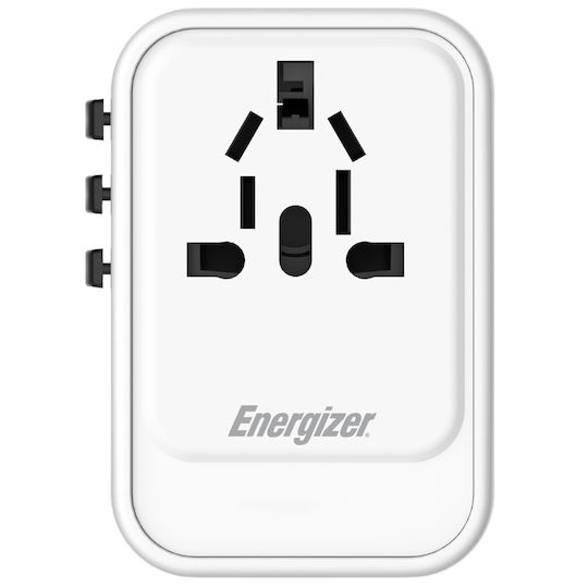 Energizer Charger Without Cable GaN with USB-A Port and 2 USB-C Ports Whites (ETC650)