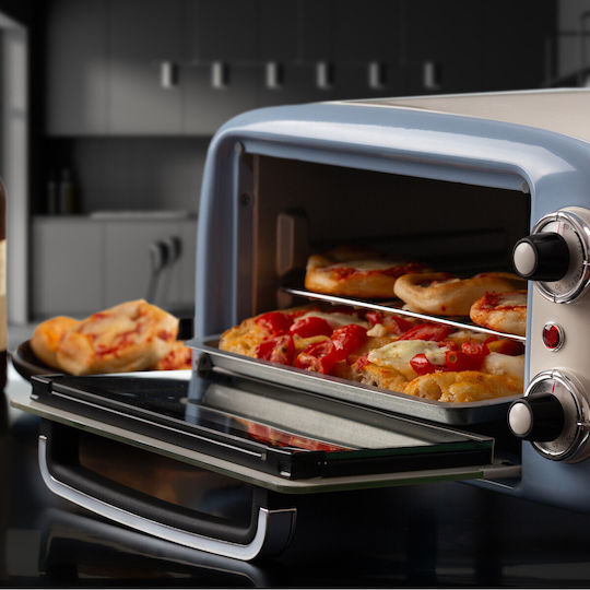 Ariete Vintage Mini Ηλεκτρικό Φουρνάκι 10lt Χωρίς Εστίες Μπλε