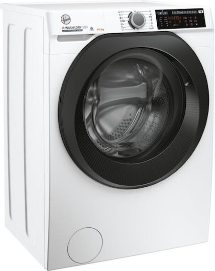 Hoover HD 495AMBB/1-S Waschtrockner 9kg/5kg Dampf 1400 Umdrehungen mit Wi-Fi