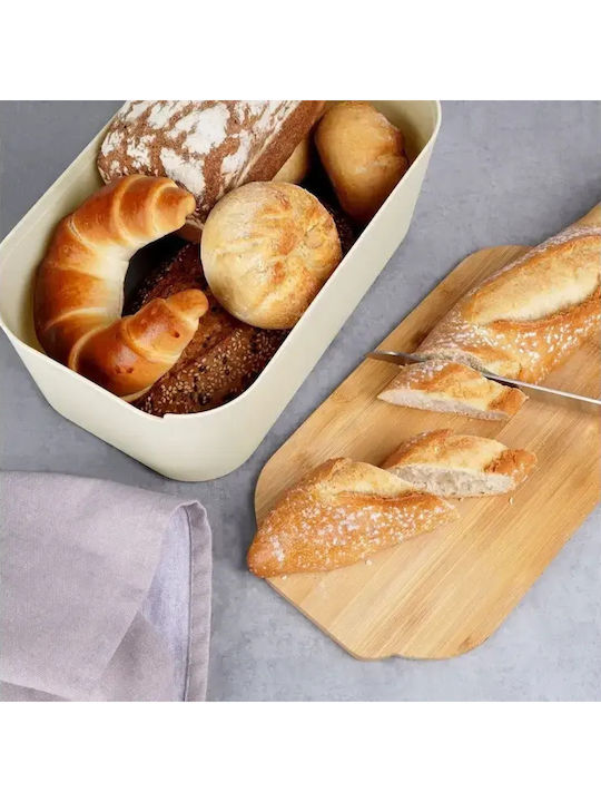 Bread Box Bamboo Board Cream 259303