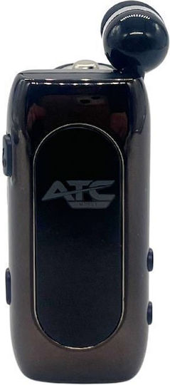 ATC BT10 In-Ear Bluetooth-Freisprecheinrichtung Kopfhörer Revers Silber