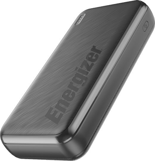Energizer UE20055PQ Power Bank 20000mAh 22.5W With USB-A Port and 2 USB-C Power Delivery Ports Black