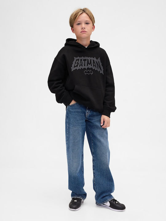 Fleece Bluze Și Hanorace Pentru Copii Cu Glugă Negru