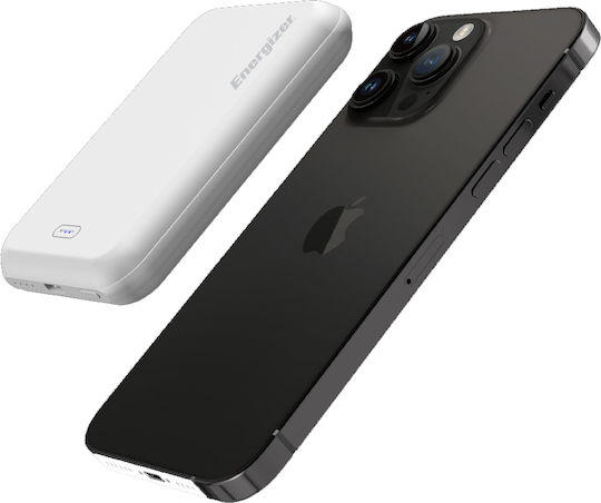 Energizer QM5000 Power Bank 5000mAh 15W με Θύρα USB-C Λευκό