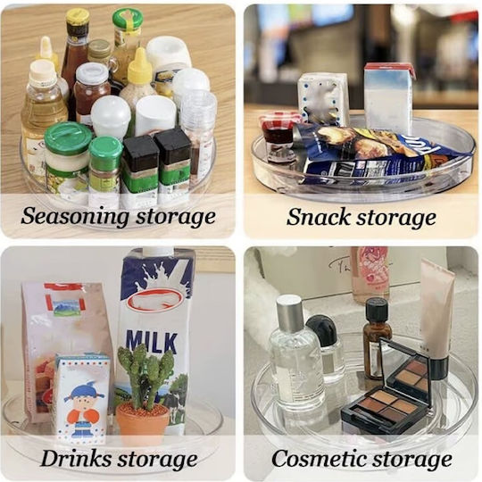 Rotating Fridge Organiser Base for Jars & Sauces